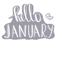 Winter January Sticker