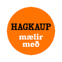 Hagkaup nytt verslun netverslun matvara Sticker