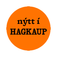 Hagkaup nytt verslun netverslun hagkaup Sticker