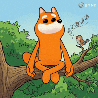 Sitting Blue Sky GIF by BONK