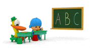 School Kids GIF by Pocoyo