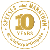 spetsesmarathon marathon spetses 2winis2participate spetsesminimarathon Sticker