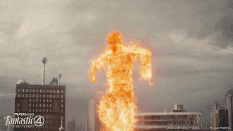 Fantastic Four Fire GIF by Marvel Studios