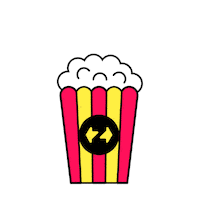 Cine Popcorn Sticker by Zapping_CH