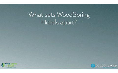 thecouponcause giphyupload faq coupon cause woodspring hotels GIF