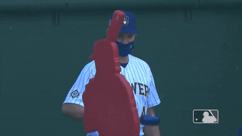 Brent Suter Dancing GIF by Milwaukee Brewers