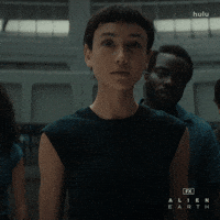 Warning Go Away GIF by Alien: Earth