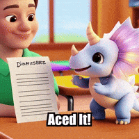 Test Success GIF by Divineasaur