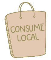 Compra Local Sticker by eseidetica