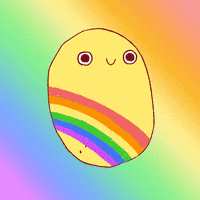 Rainbow Smile GIF by Alice Socal