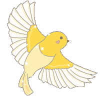 Yellow Bird Sticker