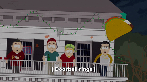 mad doorbell GIF by South Park 