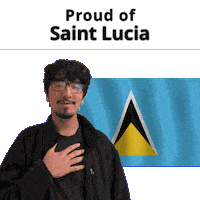 Saint Lucia Lc Sticker