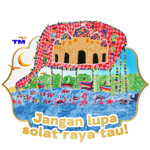 TMGroup giphyupload ramadhan raya autism Sticker