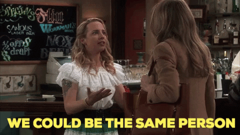lecy goranson we could be the same person GIF by Roseanne
