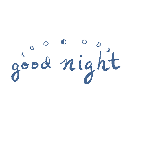 peppii night moon goodbye goodnight Sticker