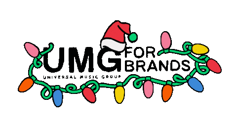 Universal Music Group Christmas Sticker by UMG For Brands