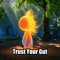 Wisdom Trust Your Gut GIF by Bloomscroll