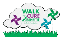 Logo Walk Sticker by Arthritis Foundation