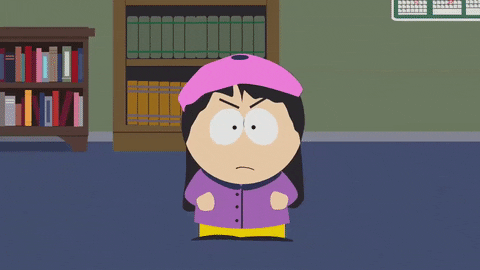 angry wendy testaburger GIF by South Park 