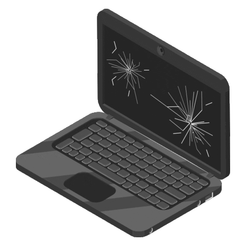 Laptop Sticker by Rabbo