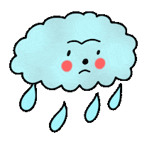 Rain Storming Sticker by pey chi