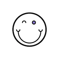 StudioTheY happy smile white smiley Sticker