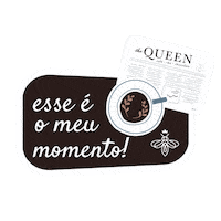 thequeencafe coffee cafe thequeen thequeencafeteria Sticker