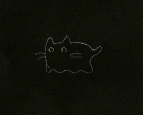 cat drawing GIF by hoppip