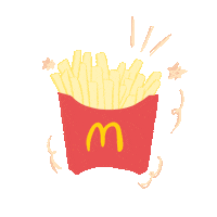 chrstasv fries mcd mcdonald frenchfries Sticker