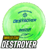Disc Golf Destroyer Sticker by Innova Discs