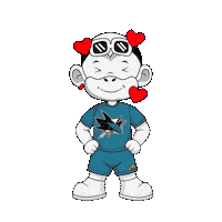 San Jose Sharks Sticker by Zhot Shop