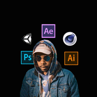 Animation Photoshop GIF by J.B. Kinard