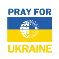 Prayforukraine Sticker by VOM Australia