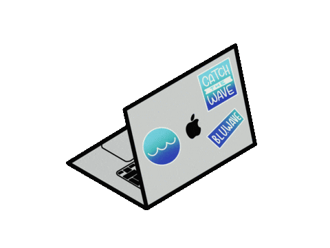 BluWave giphyupload design work wave Sticker
