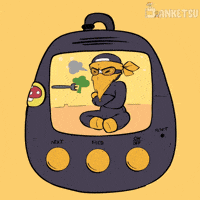 Broccoli Tamagotchi GIF by Danketsu - Bobo and Shroomy