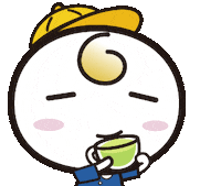 Qrious-kid drink qrious Sticker