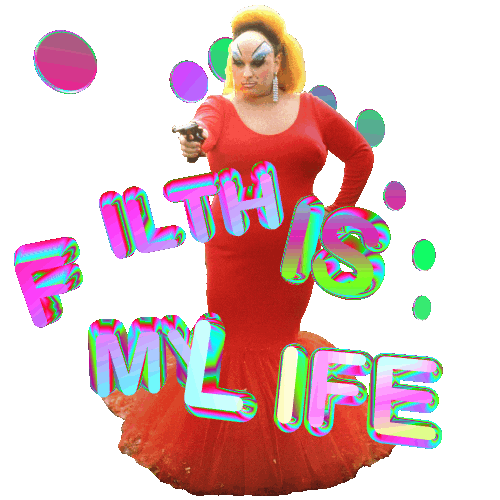 drag queen gay Sticker by Matt Osio