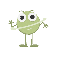 coordea dancing earth green planet coordea Sticker