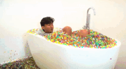 orbeez bath GIF by Guava Juice