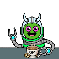 Happy Good Morning Sticker by The Ethereans