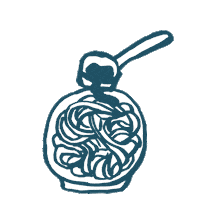 noodles sauce Sticker by Junzi Kitchen