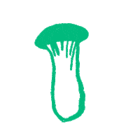 vegan mushroom Sticker by Junzi Kitchen