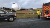 Cargo Jet Overshoots Runway at Halifax Airport