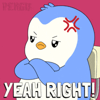 Angry Yeah Right GIF by Pudgy Penguins