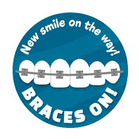 New Smile Braces Sticker by rivervieworthodontics
