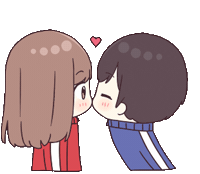 I Love You Kiss Sticker by jerseycouple