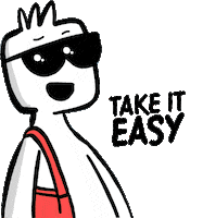momentosinvoluntarios chill take it easy kabek momentosinvoluntarios Sticker