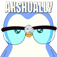 Penguin Nerd GIF by Pudgy Penguins