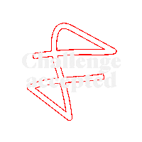 Challenge Accepted Sticker by Flatlight